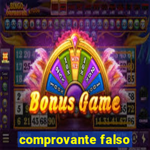 comprovante falso